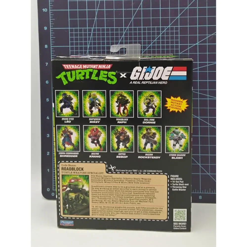 2026 ROADBLOCK X RAPH Action Figure Sealed TMNT Playmates
